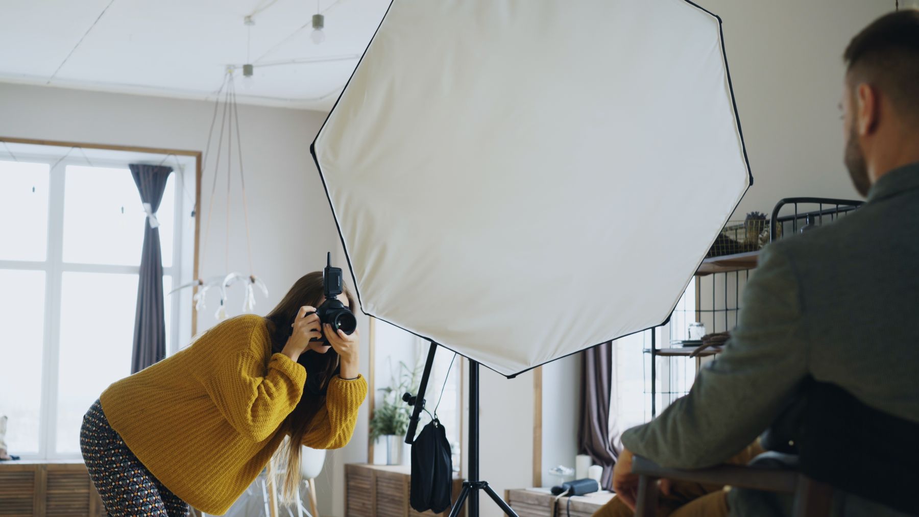 Professional portrait photography session